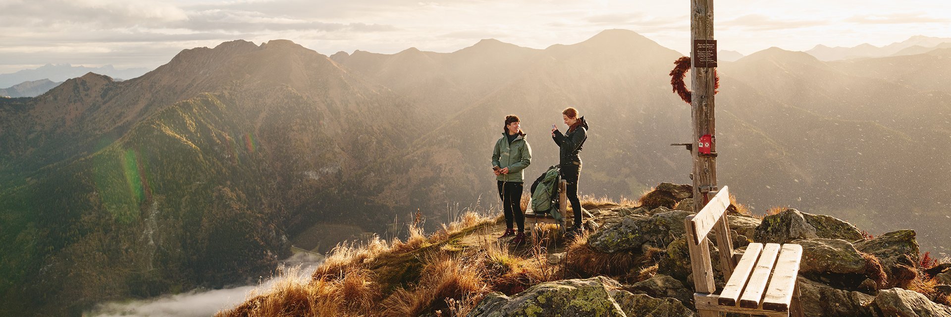 Wandern auf der Schlossalm Bad Hofgastein im Herbst