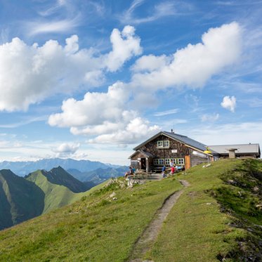 Almhütte auf dem Berg