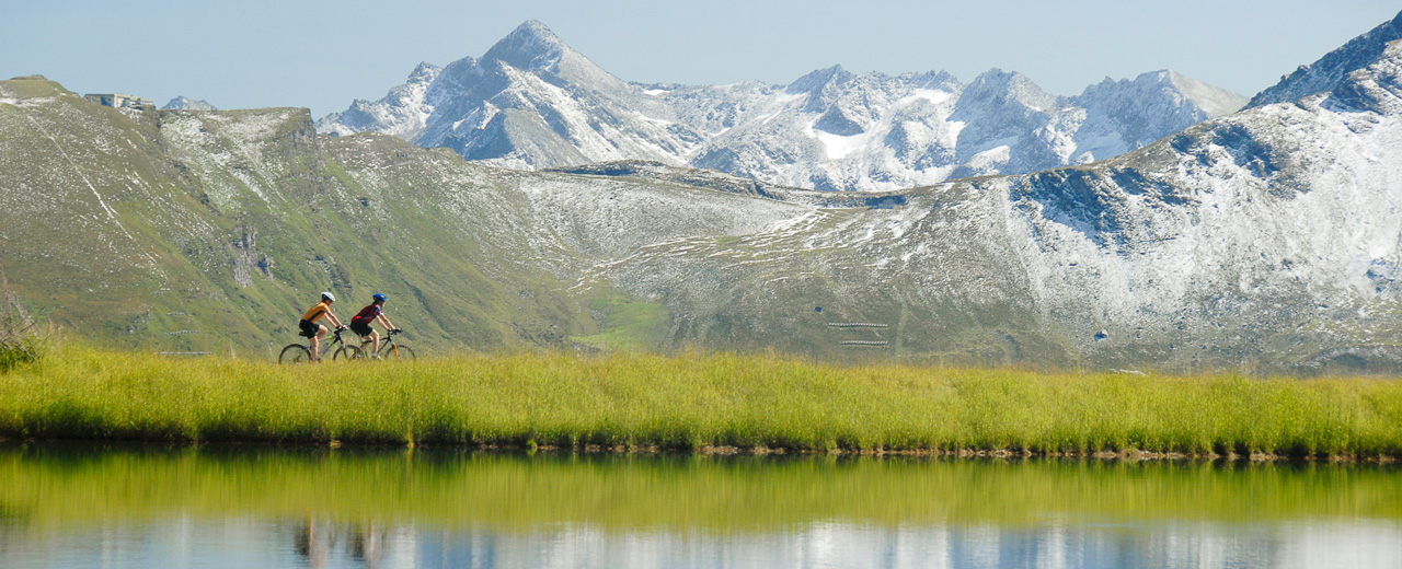 Mountainbiker in den Gasteiner Bergen