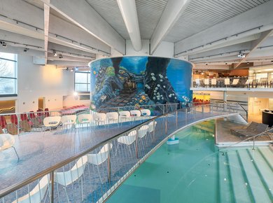 Alpentherme Aquarium (C) Alpentherme, Marktl Photo