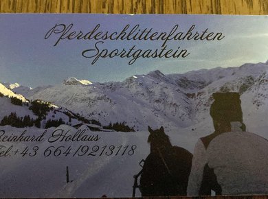 Schlittenfahrt Sportgastein