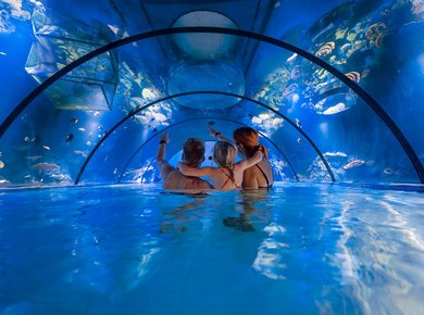 Alpentherme Aquarium (C) Alpentherme, Marktl Photo