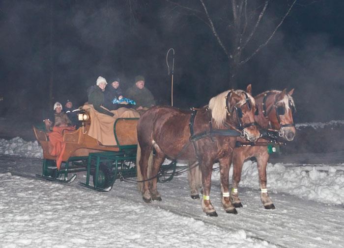 Pferdeschlittenfahrt